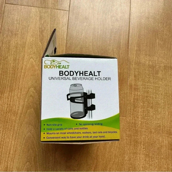 BodyHealt Universal Beverage Holder, Stroller/Wheelchair/Suitcase Cup Holder - Picture 5 of 10